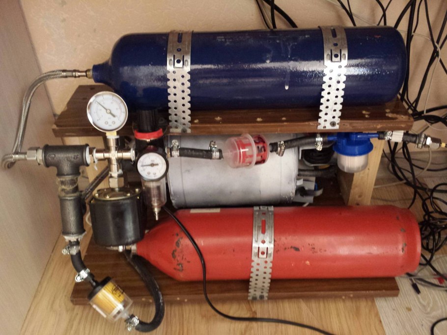 Компрессор из огнетушителя