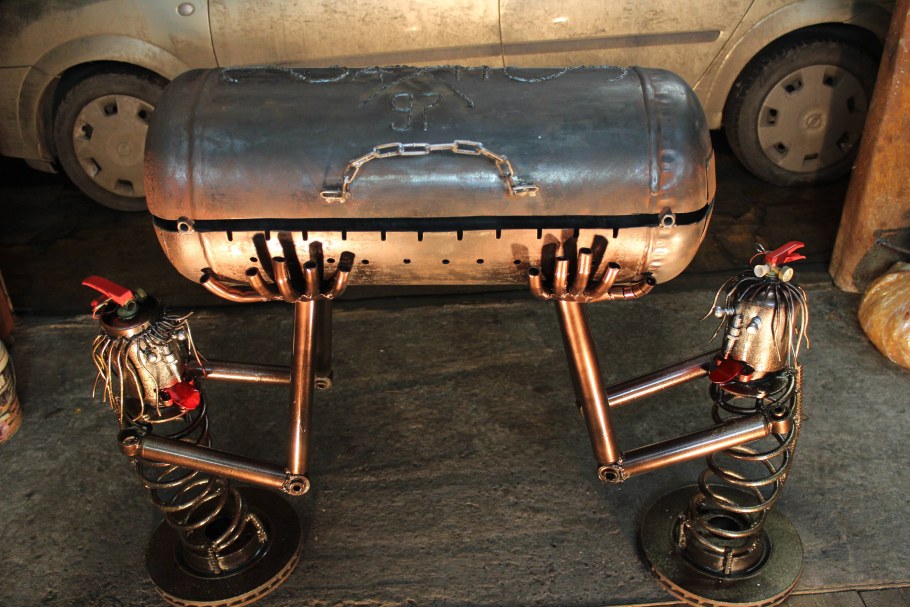 Мангал из баллона