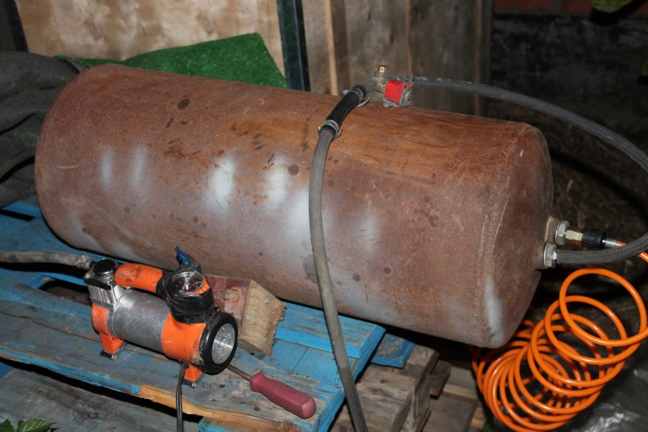 Ресивер компрессора для подкачки г 53