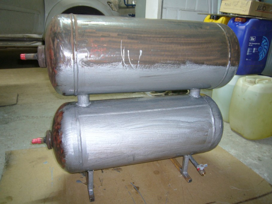 Ресивер из трубы для компрессора