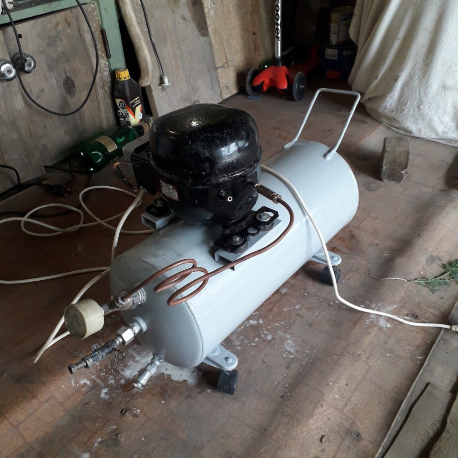 Самодельный ресивер для компрессора