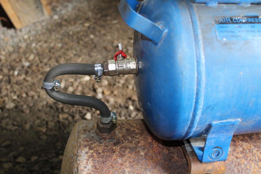 Ресивер из трубы для компрессора