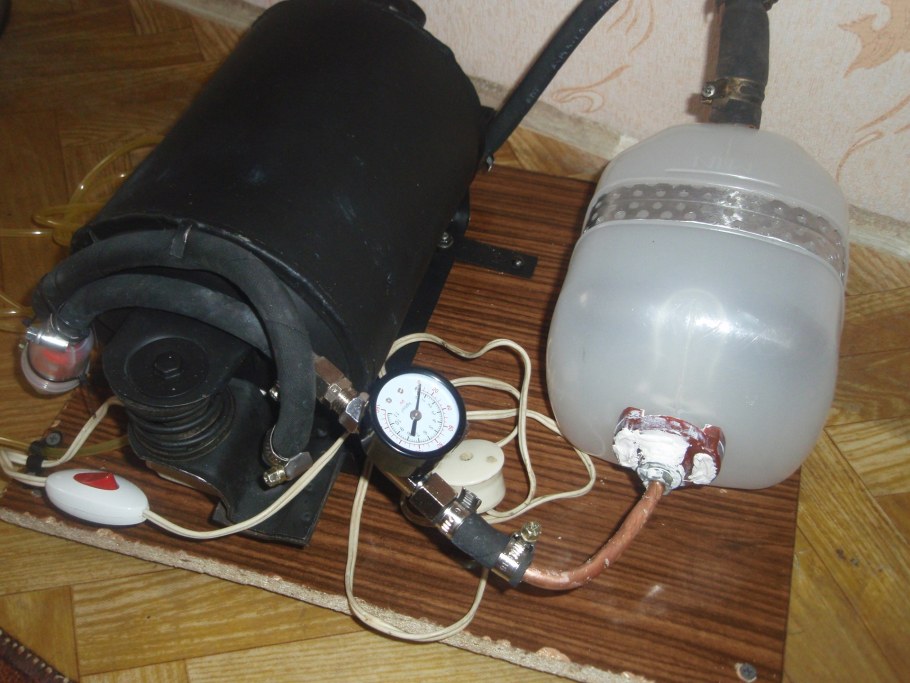 Компрессор из холодильного компрессора