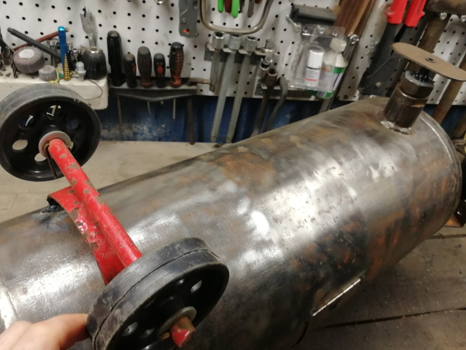 Ресивер из трубы для компрессора