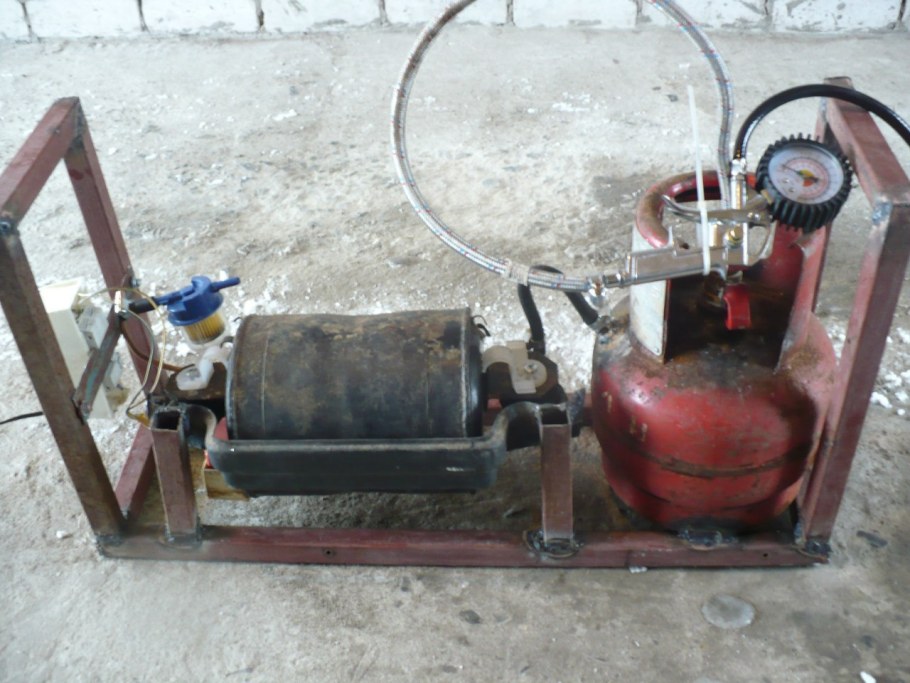 Воздушный компрессор из дх1010