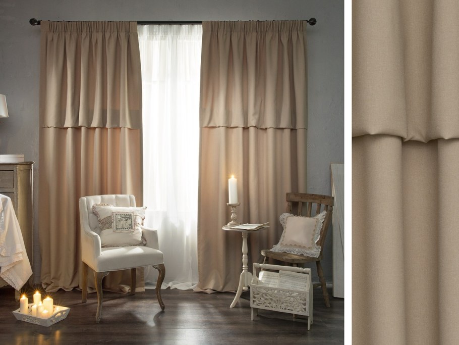 Шторы с кантом
