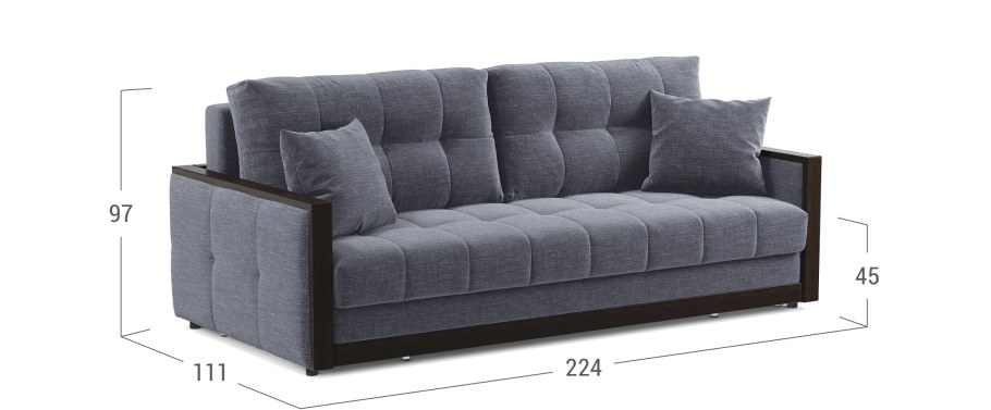 Диван прямой пантограф тик-так Moon