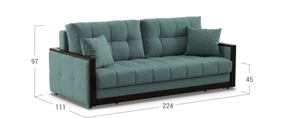 Диван прямой пантограф тик-так Moon