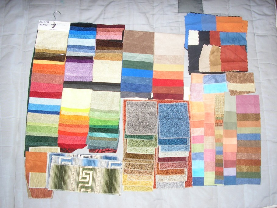 Лоскуты мебельной ткани ткани