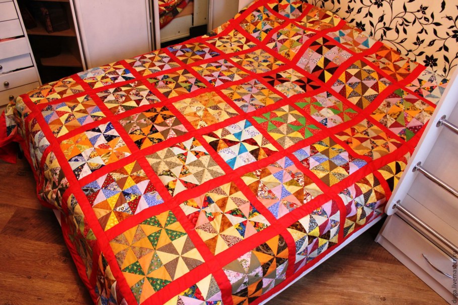 Лоскутная техника одеяло