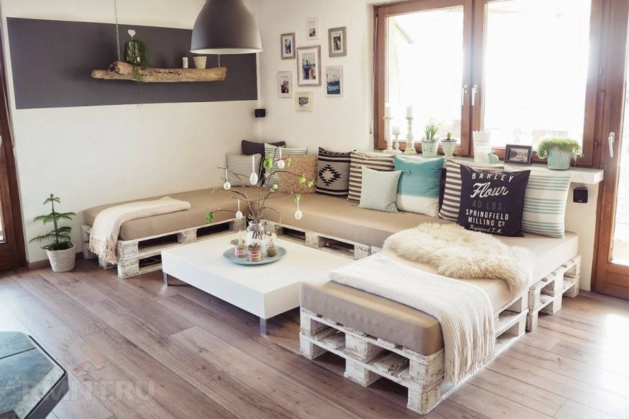 Поддоны в интерьере