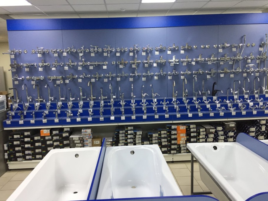 Витрина инженерной сантехники