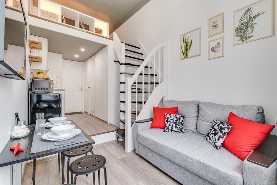 Двухуровневый офис лофт