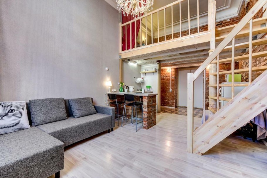 Студии двухуровневые Питер