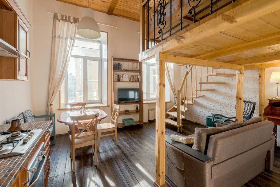 Студии двухуровневые Питер