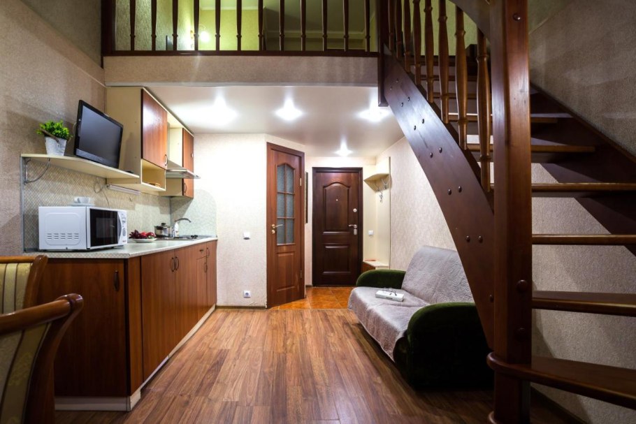 Двухуровневая апартаменты студия 20кв м