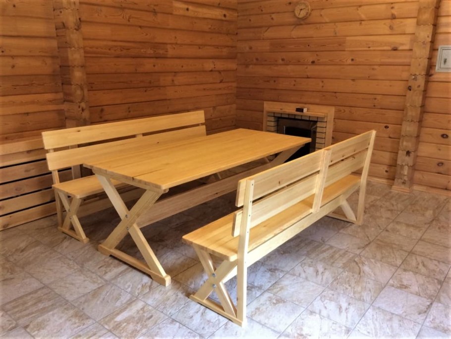 Скамейка в предбанник