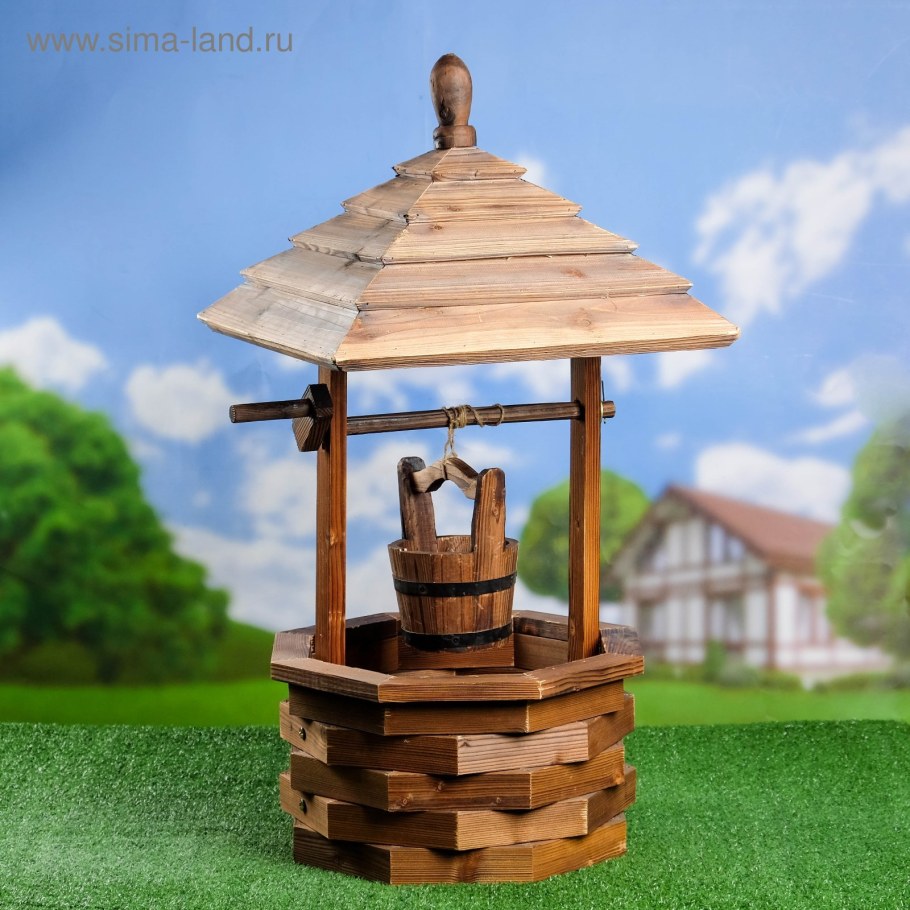 Декоративный колодец своими руками