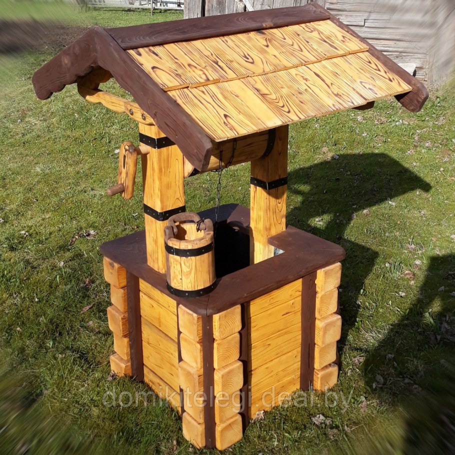 Колодец декоративный для сада