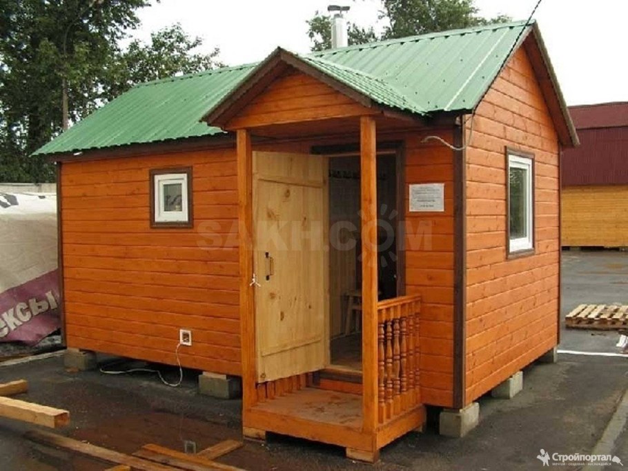 Баня 4на 6 с пристройкой