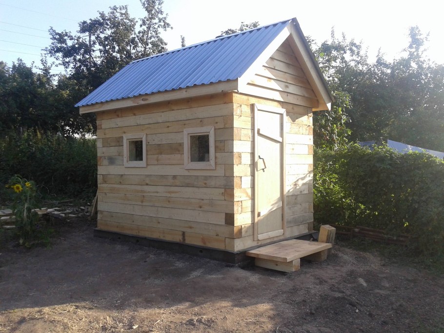 Маленькая баня 2х3