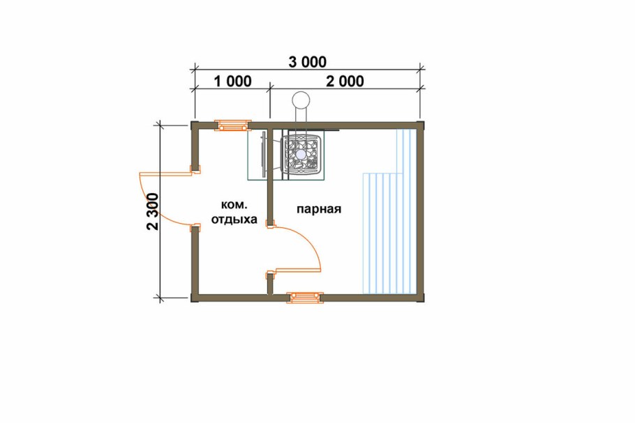 Баня из бруса своимиируками