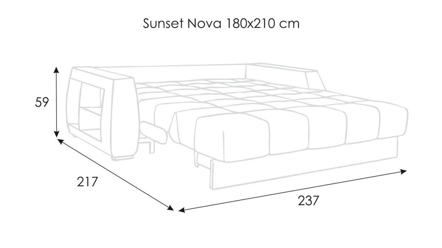 Аскона диван кровать Карина Nova 160