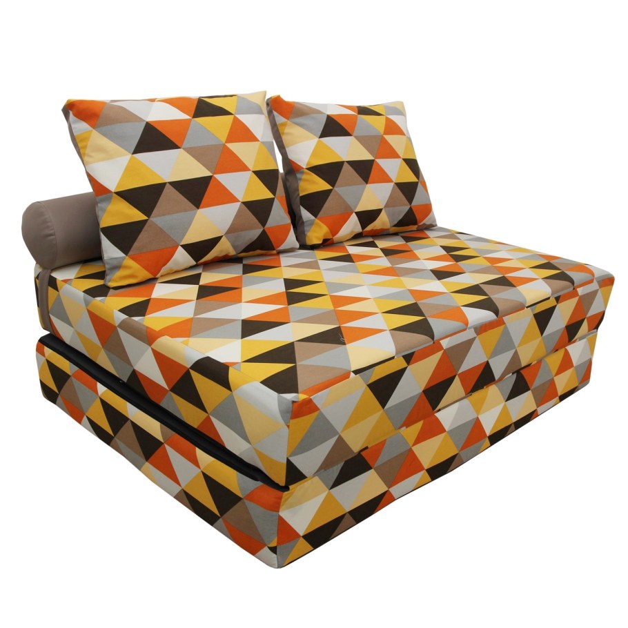 Диван оранжевый раскладной