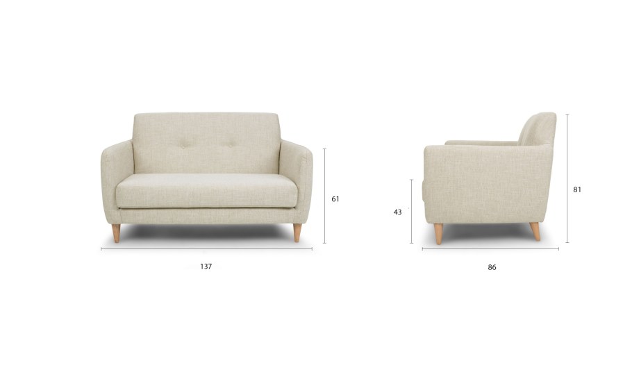 Двухместный диван Атлант