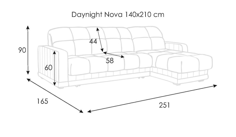 Угловой диван Аскона Антарес 140*210