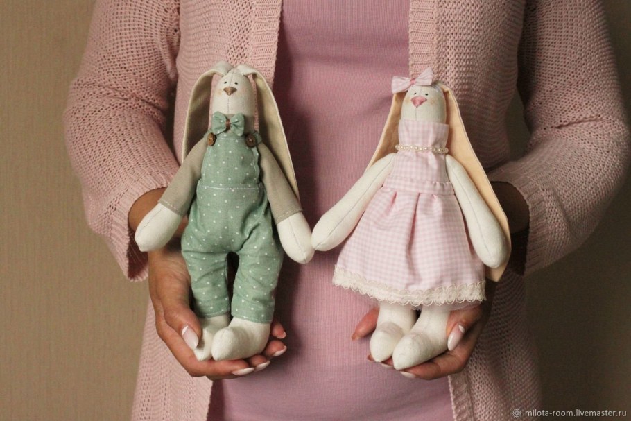 Вязаные интерьерные игрушки