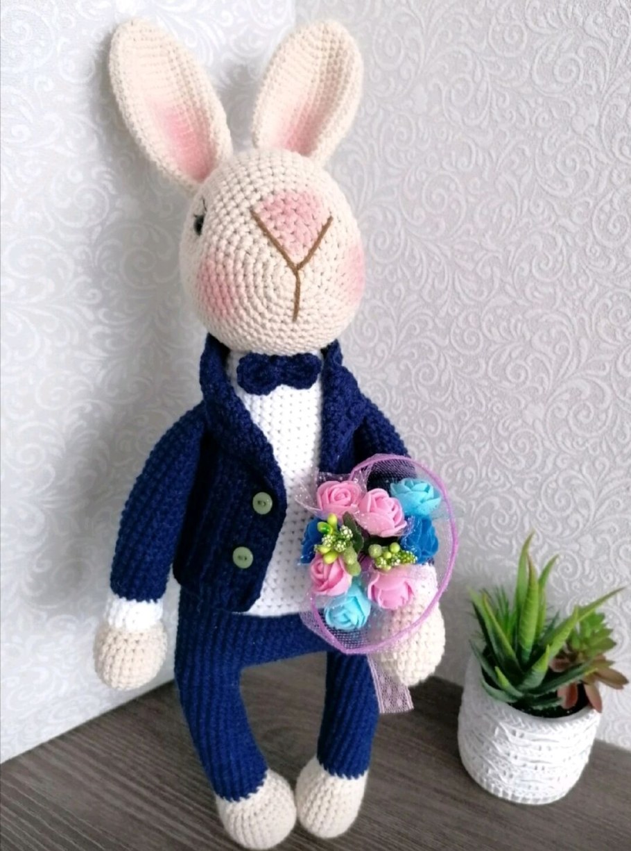 Кролик авторская игрушка