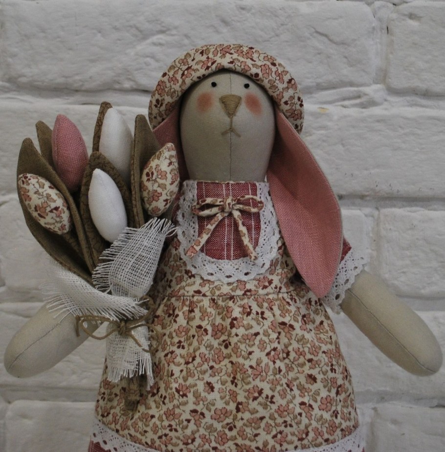 Текстильные зайцы