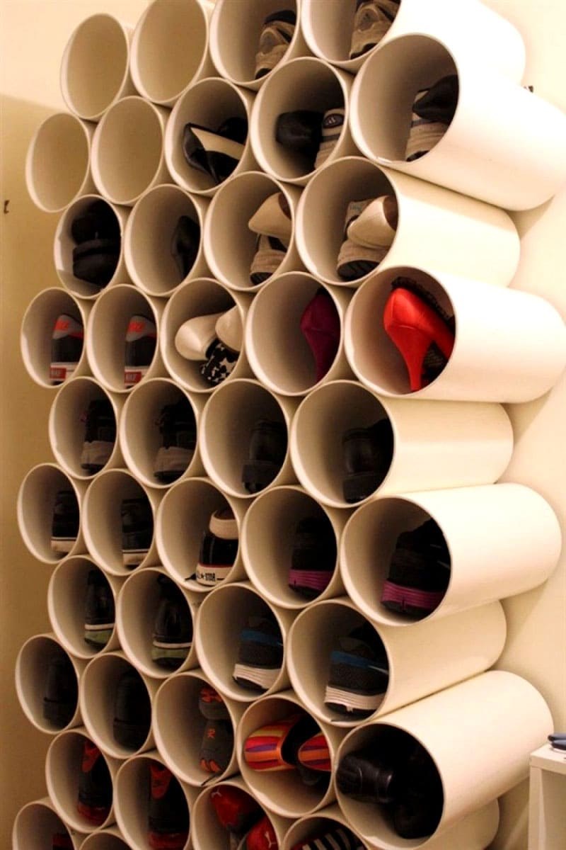 Декор из пластиковых труб