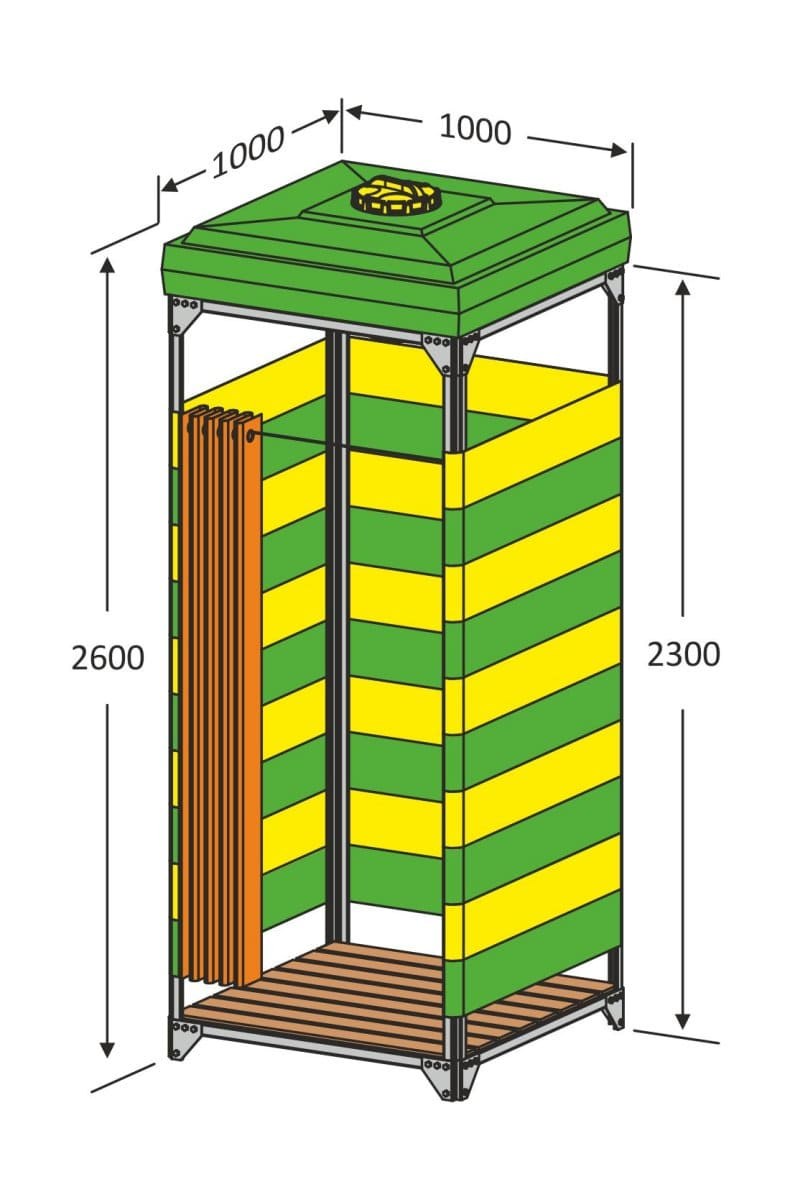 Дачный душ, комплект KSC-D-201