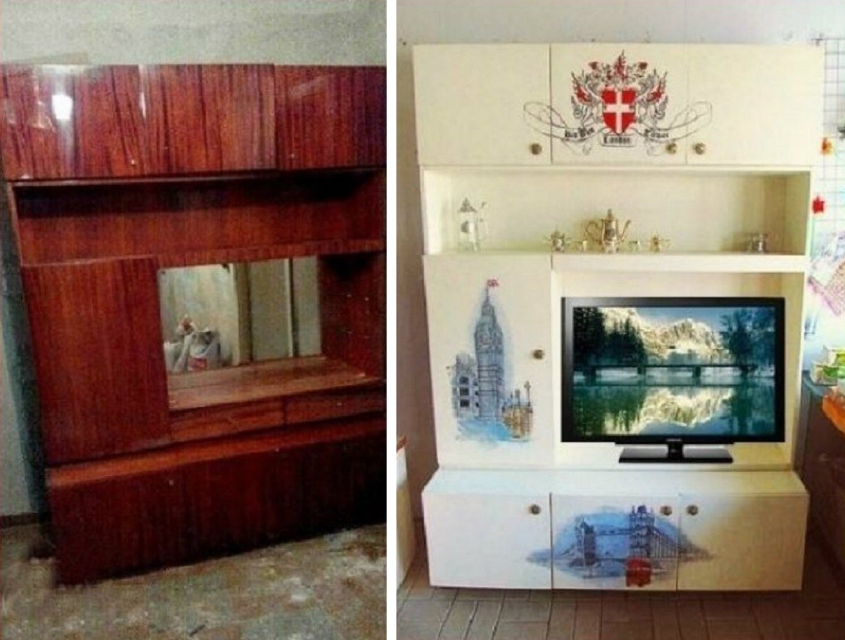 обновить старую советскую мебель