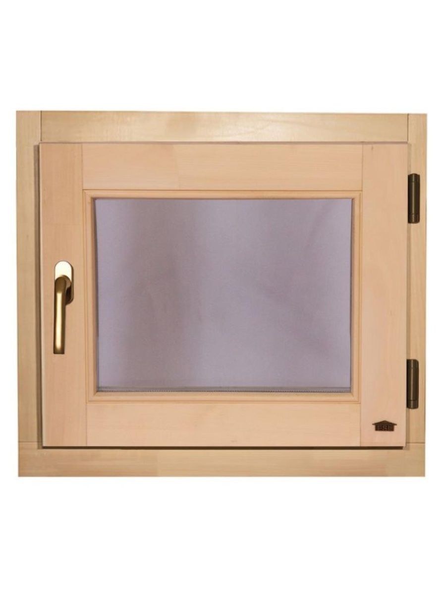 Деревянный стеклопакет для бани