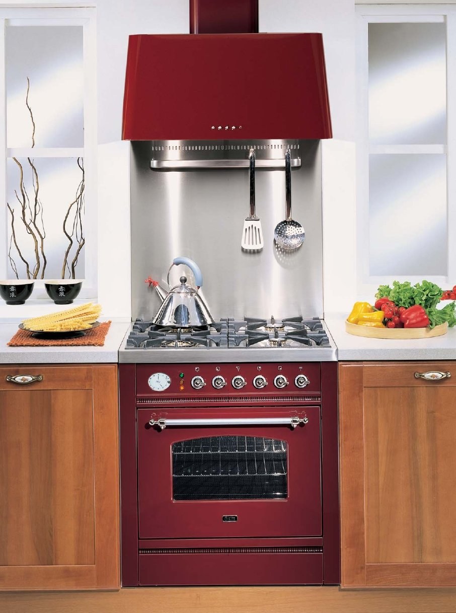 Газовая плита ILVE P-70n-VG Red