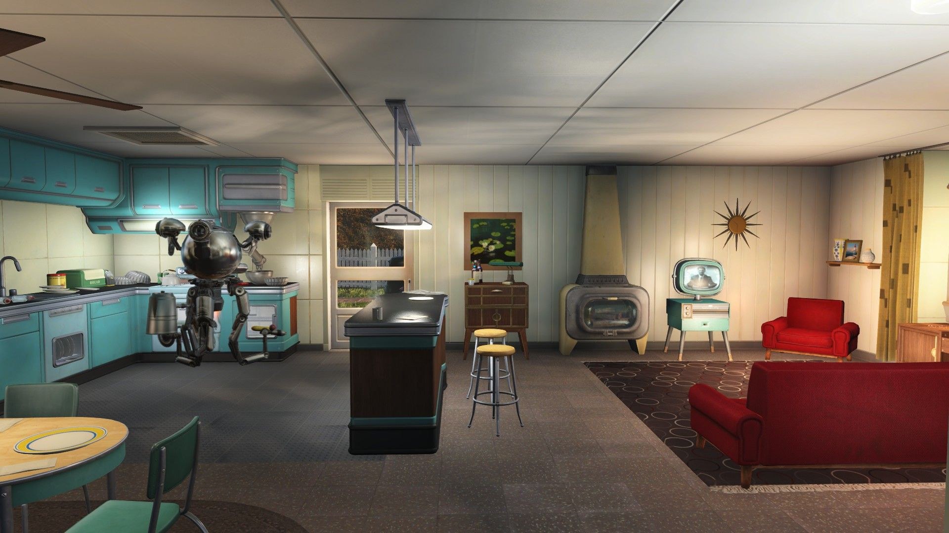 Fallout 4 интерьер дома (120) фото