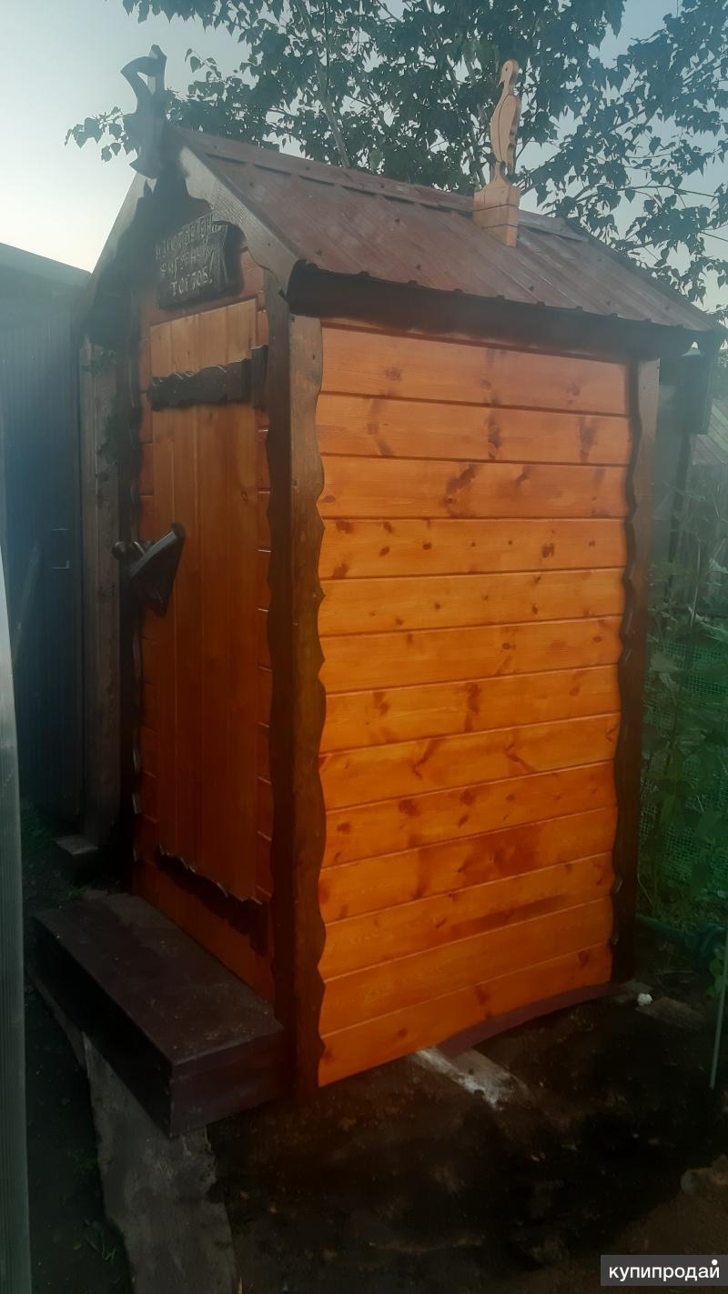 Садовый туалет с умывальником