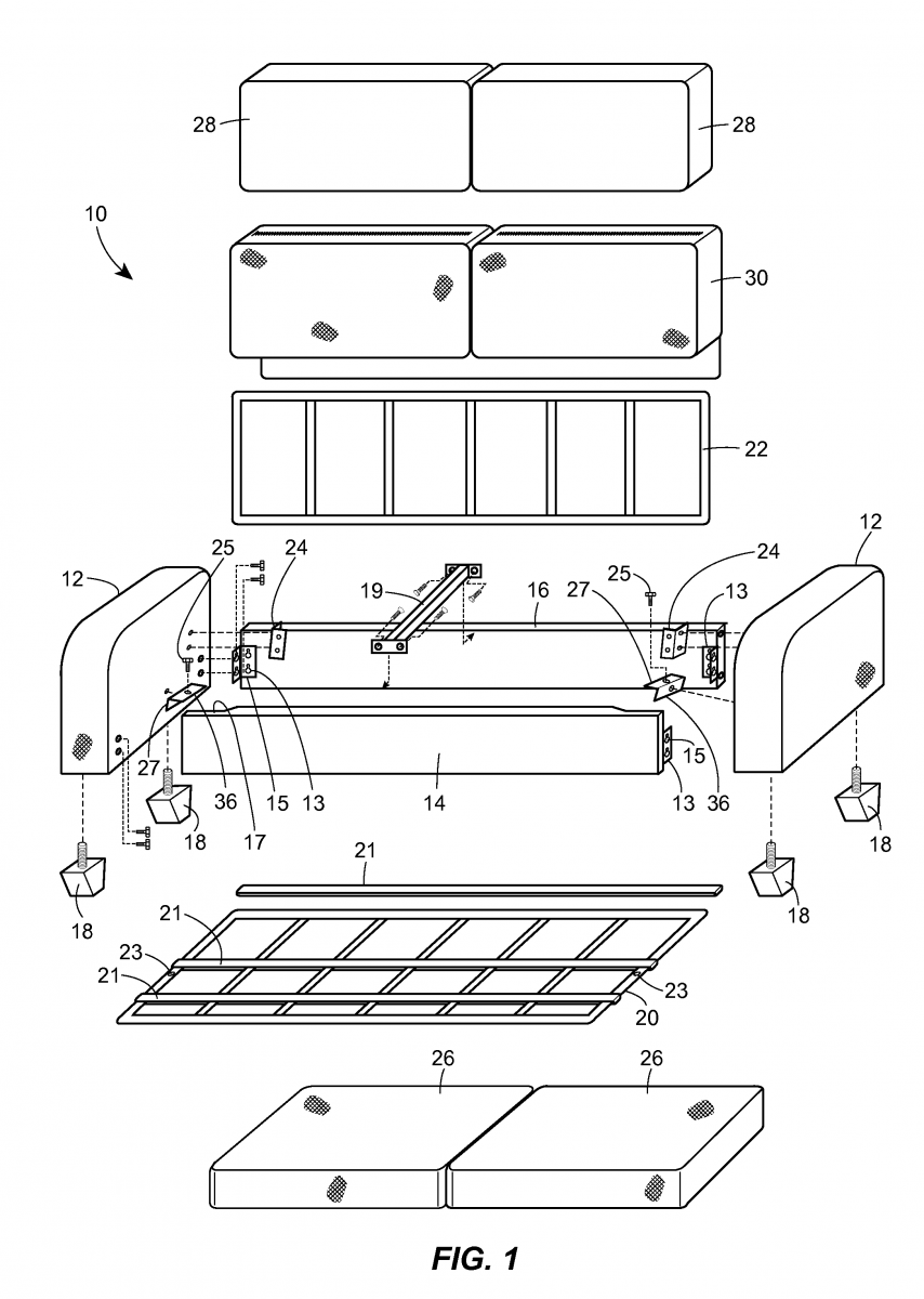 Диван-кровать Монблан угловой Велютто 32 схема сборки