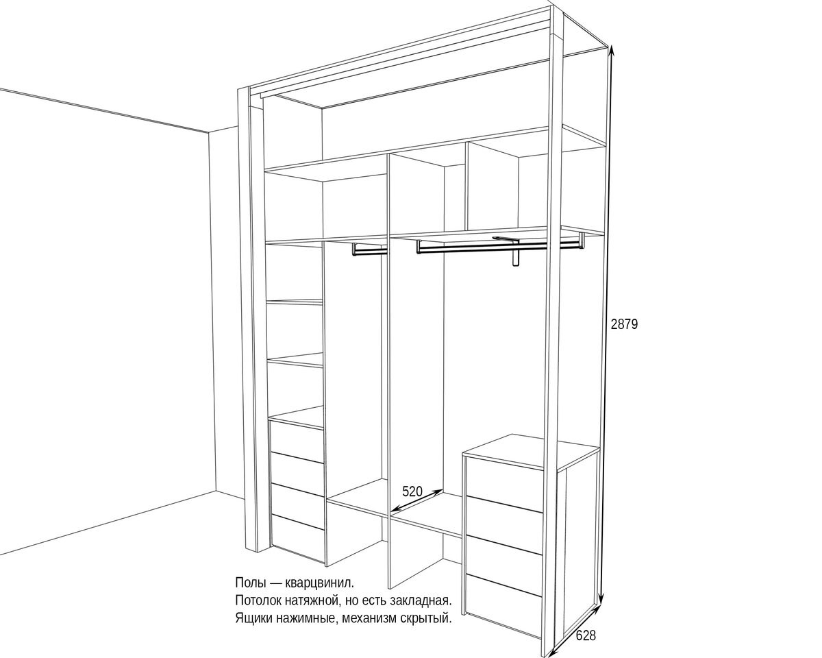 шкафы купе сделать самому схемы