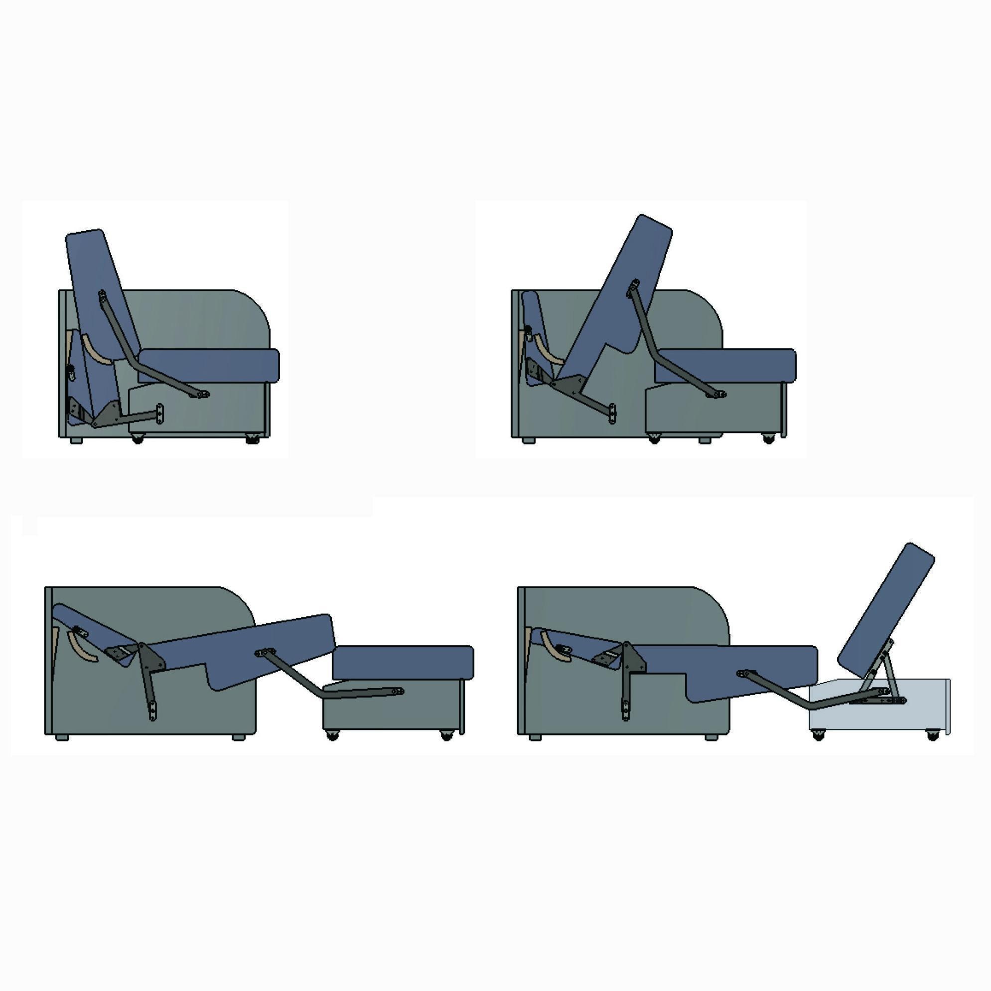 Механизм трансформации МТМ 206 кресло