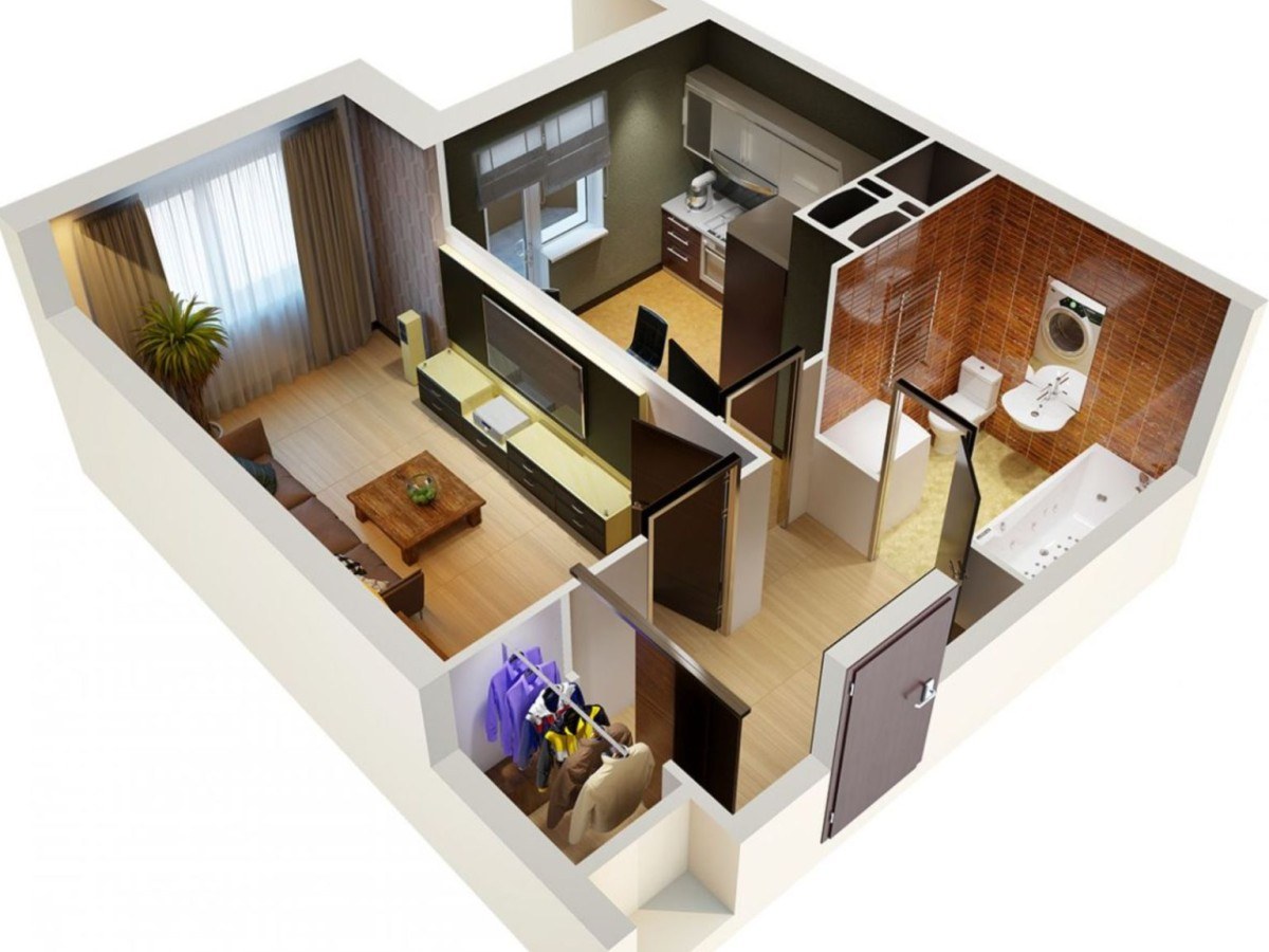 Дизайн квартиры по размерам квартиры