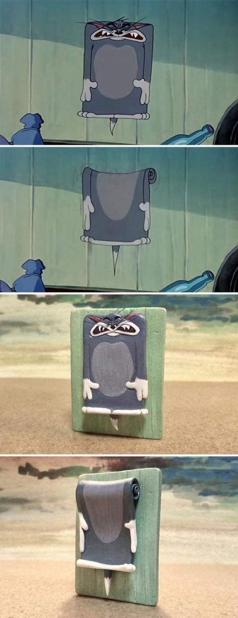 Фигурки Тома и Джерри японский скульптор