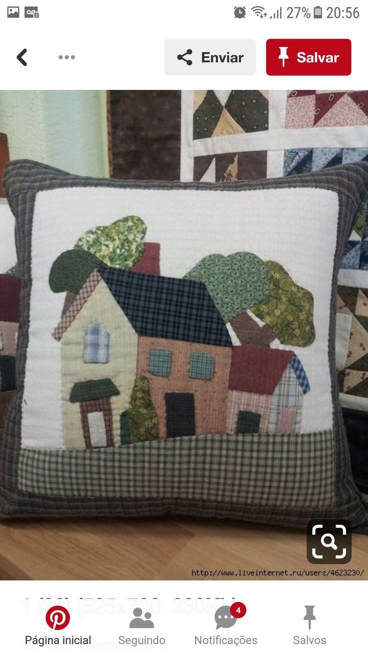 Лоскутная техника Боро домики