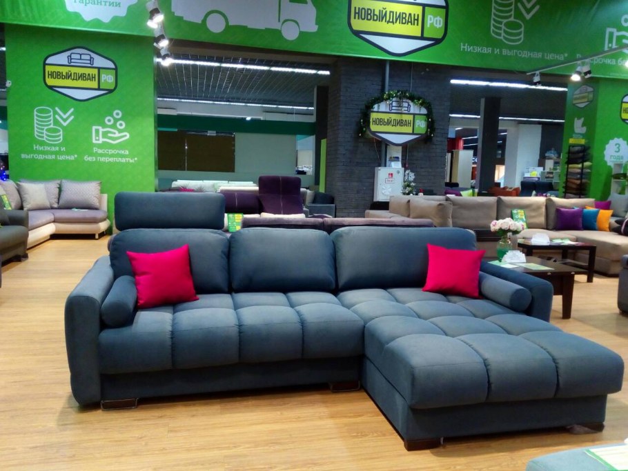 Модные угловые диваны