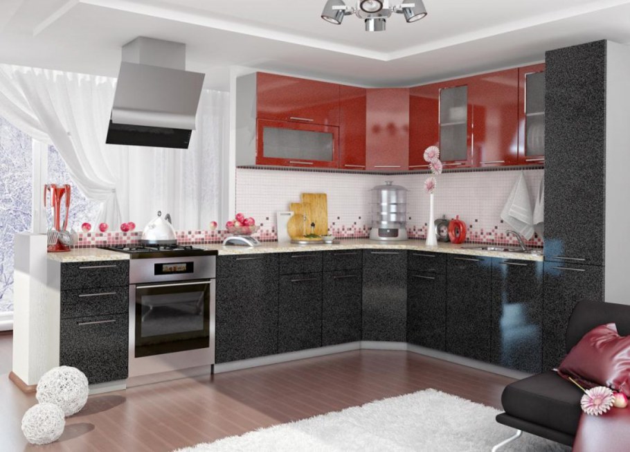 Самые красивые угловые кухни