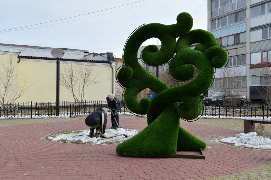 Акула из кабачка поделка