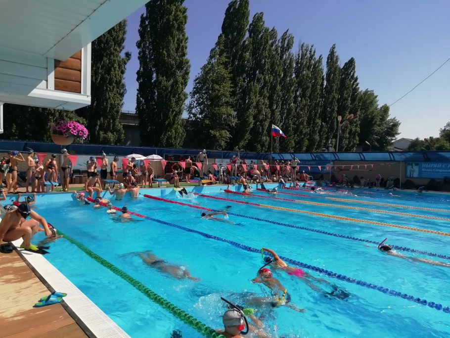 Бассейн на открытом воздухе Калуга фотоотчет